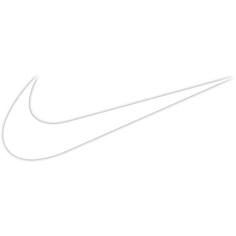 white nike logo clipart